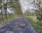 En esta vía fue encontrado el carro Sprint con los cadáveres de dos hombres. FOTO GOOGLE STREET VIEW