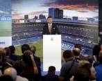 El anuncio de la renovación de Ramos se cristalizó este lunes en el Santiago Bernabéu. FOTO AFP