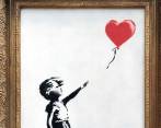 Girl With The Balloon fue la obra protagonista en una subasta en Londres el pasado 5 de octubre. Foto: Instagram Banksy