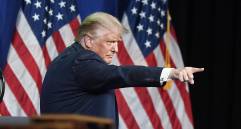 Donald Trump en la Convención Republicana de 2020. FOTO EFE