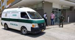 Los uniformados fueron trasladados al hospital de Caucasia. FOTO Twitter @informativoan