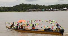 El tema de este año gira en torno a abrazar la herencia chocoana. Como parte de ello se están repartiendo libros a distintas comunidades del departamento. Foto: cortesía Flecho