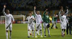Jugadores de Bolivia celebraron el empate. FOTO Reuters