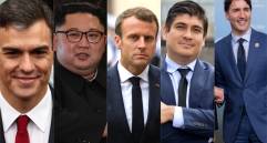 Pedro Sánchez - Kim Jong-un - Emmanuel Macron - Carlos Alvarado Quesada - Justin Pierre James Trudeau