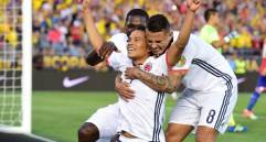 Colombia define su paso a semifinales de la Copa América Centenario esta noche cuando se enfrente ante Perú. FOTO AFP