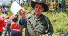 Alexander Parra, conocido con el alias de “Rodolfo Fierro” excombatiente de las Farc, asesinado en Mesetas, Meta. FOTO PARTIDO FARC