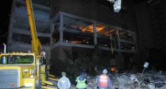 El Club El Nogal, de Bogotá, fue destruido en un atentado terrorista de las Farc.. (Colprensa).