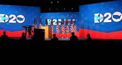 Convención del Partido Demócrata en Estados Unidos, en agosto de 2020. FOTO AFP
