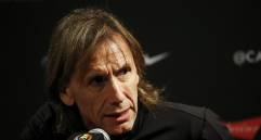 Ricardo Gareca, entrenador de Perú, próximo rival de Colombia en la Copa América Centenario. FOTO AP