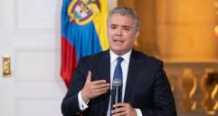 El presidente Iván Duque aseguró que Nicolás Maduro está negociando misiles en Irán. FOTO: Colprensa
