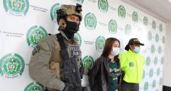 “Angie” fue puesta a disposición de la justicia por el delito de concierto para delinquir agravado. FOTO CORTESÍA POLICÍA