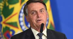 El presidente de Brasil Jair Bolsonaro de nuevo protagonizó una agresión contra periodistas. FOTO AGENCIA AFP