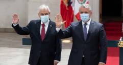 El presidente de Chile, Sebastián Piñera, y el presidente de Colombia, Iván Duque. FOTO Colprensa