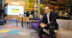 Juan Carlos Mora, presidente de Bancolombia, destacó el acuerdo logrado con los sindicatos en la etapa de arreglo directo para firmar una nueva convención colectiva de trabajo. Foto cortesía Bancolombia