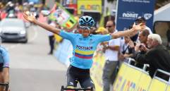 Harold Tejada recuperó fuerzas en el día de descanso y demostró su poderío en los Alpes franceses. FOTO: CORTESÍA FEDECICLISMO