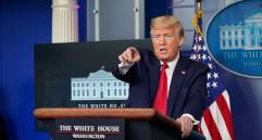 Según el presidente Donald Trump, la OMS ha tenido un “sesgo” pro-China durante la pandemia. FOTO EFE