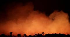 Según el Instituto Nacional de Investigaciones Espaciales (Inpe), entre el 1 de enero y el 19 de agosto de este año se han registrado 72.843 focos de incendios en la Amazonia, 83 % más que en el mismo periodo de 2018. Foto: Reuters
