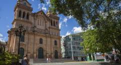 Parque principal de Barbosa. FOTO ARCHIVO