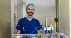 Este es el prototipo de Industrias Médicas Sampedro, la siguiente fase serán las pruebas en seres humanos. Foto: cortesía Alcaldía de Medellín