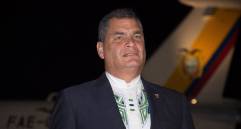 El expresidente de Ecuador Rafael Correa. FOTO CCOLPRENSA