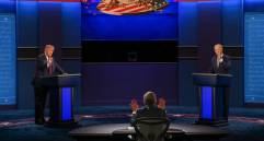 El último debate previo a las elecciones presidenciales en Estados Unidos se realizará en Nashville. FOTO AFP