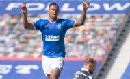 El delantero colombiano jugó la temporada 26 partidos la temporada anterior en Escocia con el Rangers. FOTO TOMADA @ALFREDO MORELOS