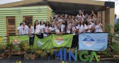 Este prototipo que podría ofrecer soluciones de vivienda a habitantes de zonas costeras, fue construido con manos de estudiantes. FOTO u. javeriana