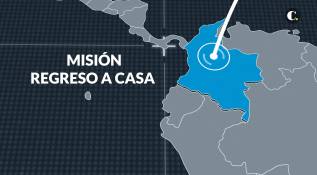 Así fue el recorrido del Avión Júpiter en la misión “Regreso a casa”