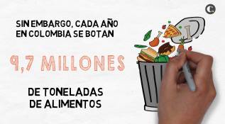¿Cuánta comida se bota en Colombia y qué pasa con ella?