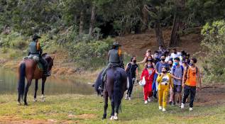  El sector La Laguna, en la vereda Piedras Blancas, es uno de los más visitados por turistas. FOTO: Jaime Pérez