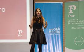 Mia Perdomo, CEO de Aequales, aseguró que el 27 de agosto se tendrán los resultados de equidad de género en Antioquia.
