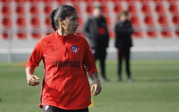 Carolina Arias. FOTO: TWITTER ATLÉTICO DE MADRID