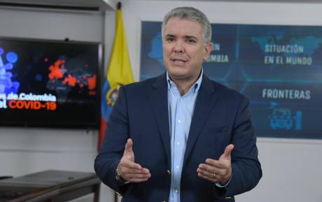 Iván Duque, presidente de Colombia. FOTO: COLPRENSA
