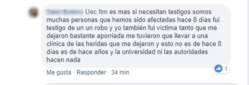Las bandas de atracadores tienen azotados a los universitarios