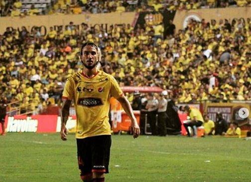 Sebastián Pérez (ex-Atlético Nacional) firmó con Barcelona de Guayaquil para este 2019. FOTO IG @perezsebastian14