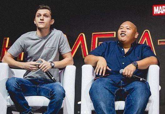 Tom Holland y Jacob Batalon estuvieron en la pasada Comic Con de Brasil. FOTO Instagram @tomholland2013