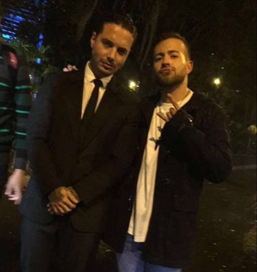 J Balvin y Feid graban video en Medellín