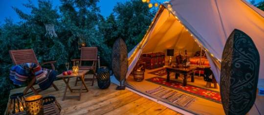 Glamping, tendencia que crece en Antioquia y el país. FOTO: SSTOCK