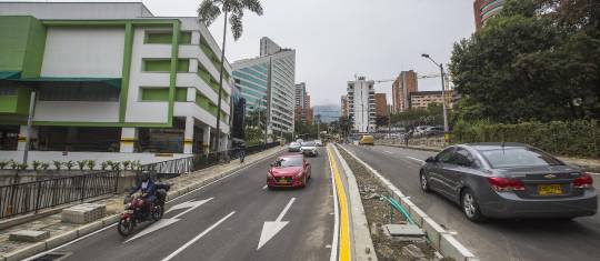 La construcción del último lazo fue ejecutada con recursos públicos. En la zona operan nuevos cambios viales para favorecer el flujo vehicular entre oriente y occidente (ver recuadro). FOTO Carlos Velásquez