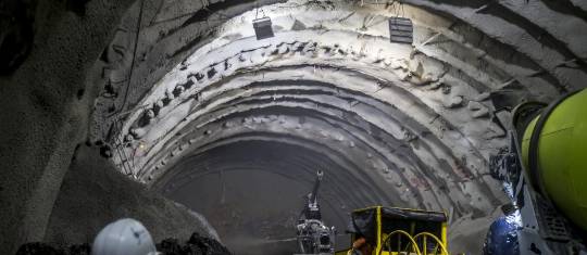 De los 9.730 metros de longitud total que tendrá el tubo principal, el avance de excavación actualizado es de 3.339 metros (dato del pasado 23 de julio). En julio se alcanzaron 300 metros de perforación lineal, según informó la Gobernación. FOTO Juan Antonio Sánchez