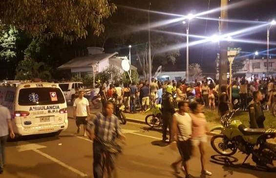 El atentado ocurrió contra el CAI de Policía está ubicado en la Transversal 103 con Carrera 28. FOTO: Colprensa