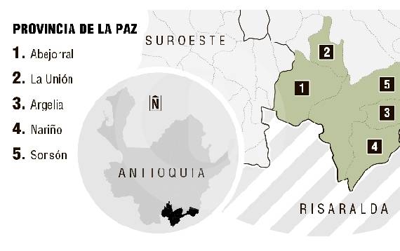 Provincias y Áreas reconfigurarían a Antioquia