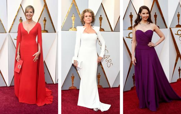 Allison Janney, preparada para ganar; Jane Fonda, radiante a sus 80 años y Ashley Judd. FOTOS AFP y Reuters Allison Janney, preparada para ganar; Jane Fonda, radiante a sus 80 años y Ashley Judd. FOTOS AFP y Reuters