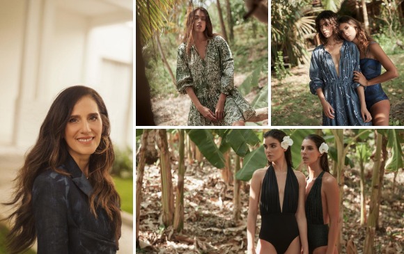 La diseñadora cartagenera presentará su colección hoy a las 6:45 de la tarde. Se verá en la página de Colombiamoda, del Éxito, Telemedellín y Teleantioquia. FOTOS Cortesía Andrea Swarz / Arkitect