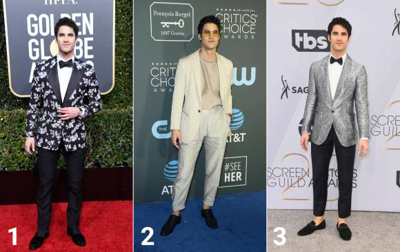 Darren Criss, es el mejor actor de miniserie. FOTOS AFP Darren Criss, es el mejor actor de miniserie. FOTOS AFP