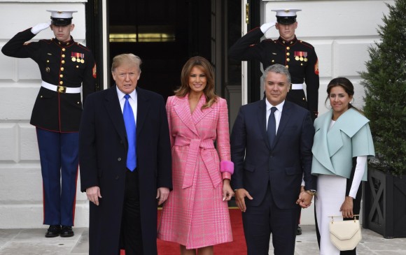 El 13 de febrero del año pasado, ambos mandatarios se reunieron en Estados Unidos. FOTO AFP