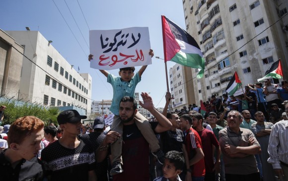 Al término del su gobierno, el presidente Juan Manuel Santos reconoció el Estado de Palestina. FOTO: AFP
