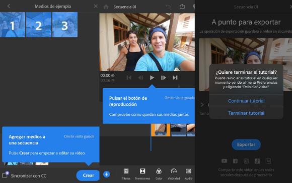 Al momento de exportar, Rush adapta el video para redes como YouTube, Facebook, Instagram o Tik Tok. Foto: Laurat
