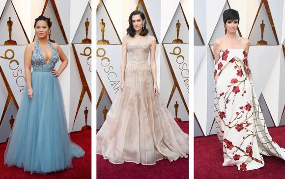 Kelly Marie Tran de Star Wars: los últimos Jedi; Allison Williams de la cinta Huye y la actriz española Paz Vega. FOTOS Reuters y AFP Kelly Marie Tran de Star Wars: los últimos Jedi; Allison Williams de la cinta Huye y la actriz española Paz Vega. FOTOS Reuters y AFP