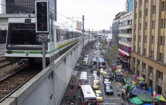 Con el Metro, se dejaron de consumir en el Aburrá 21.765.419 galones de diésel. FOTO Jaime Pérez